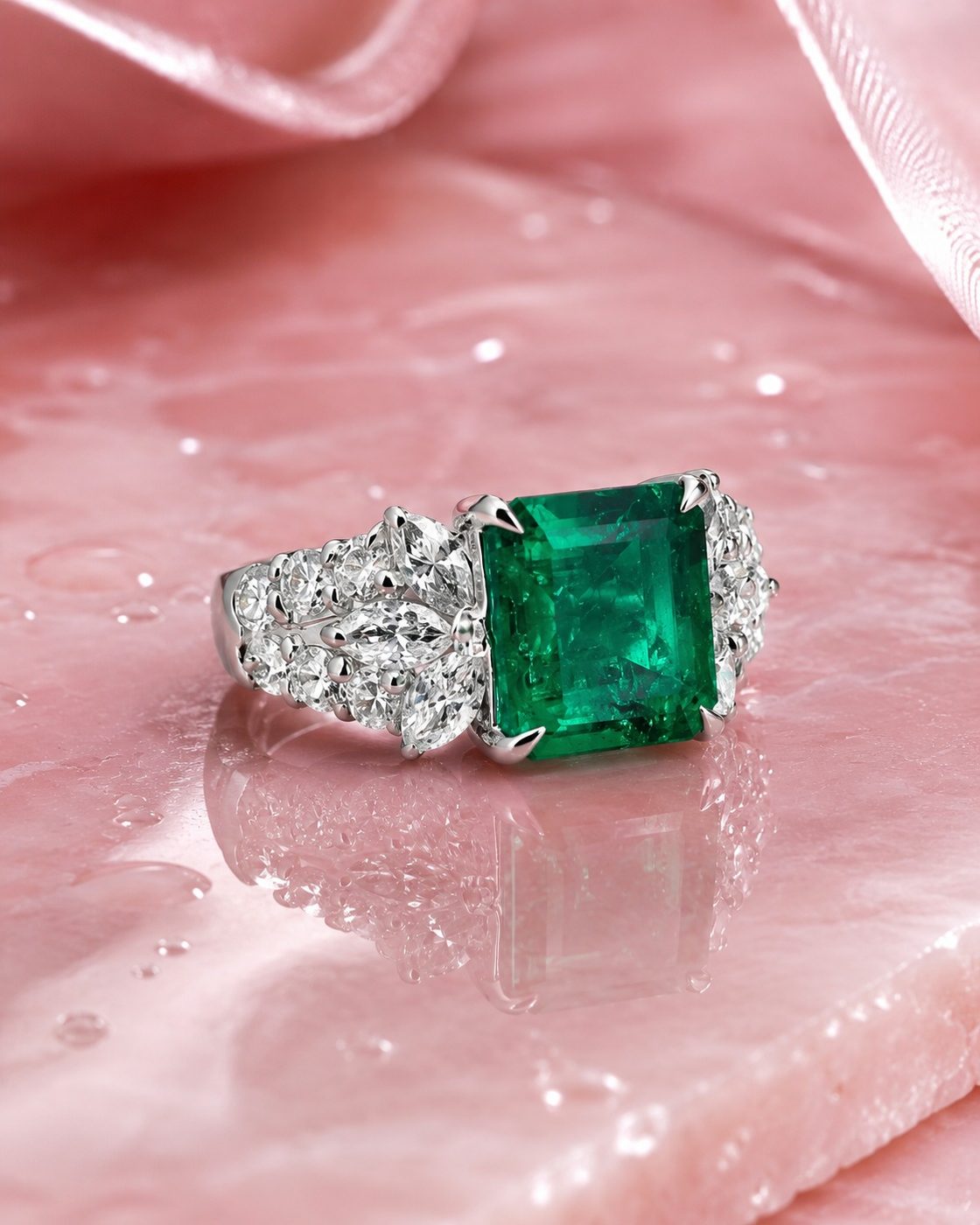 Anel de esmeralda MC Art & Jewelry